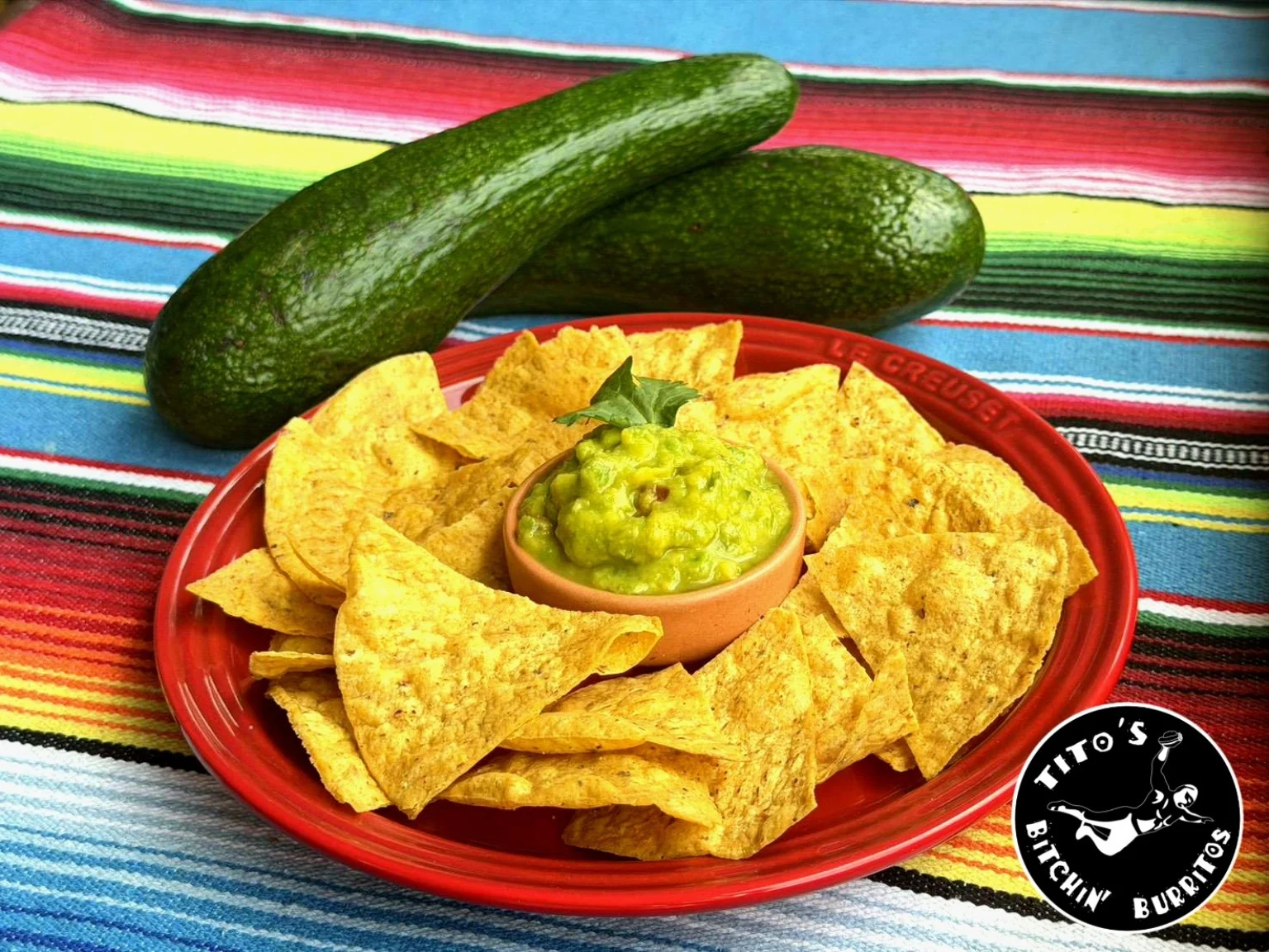 Chips and guacamole